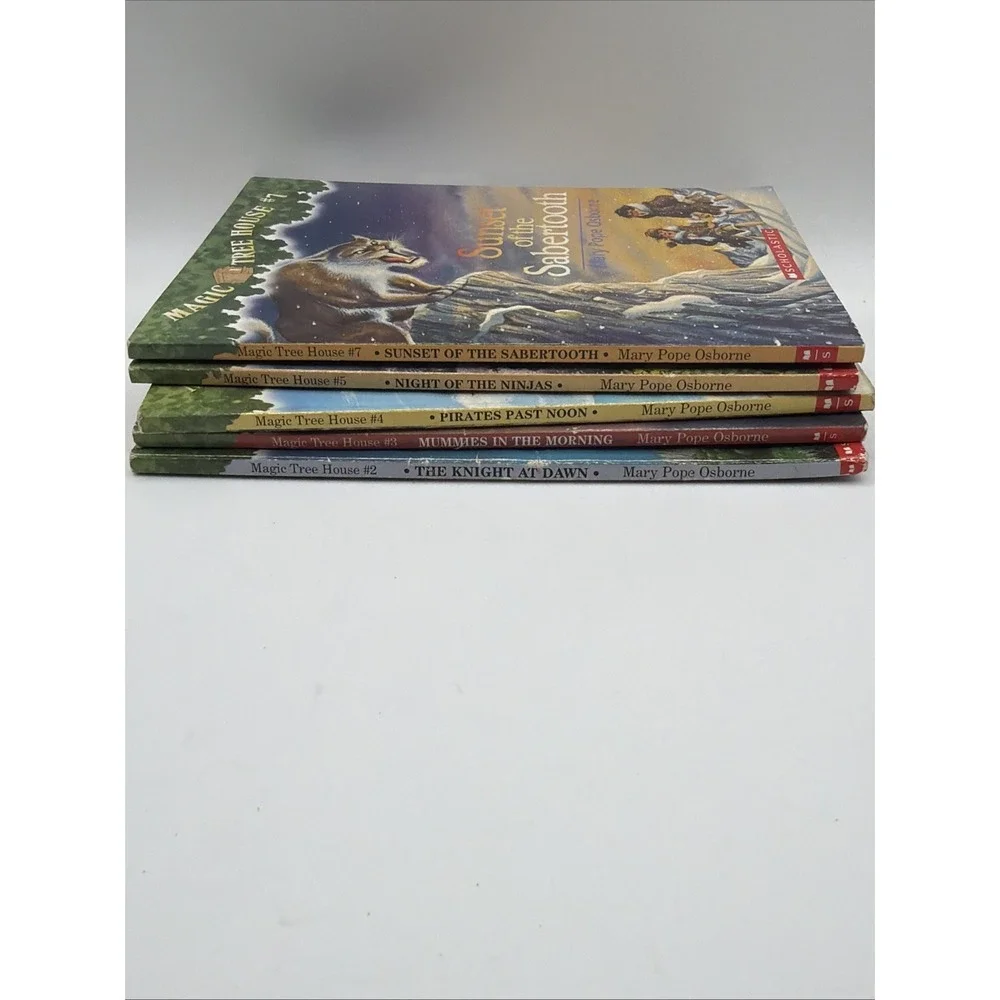 Magic Tree House‎ Books Lot 5 #2 #3 #4 #5 #7 Mary Pope Osborne Paperback